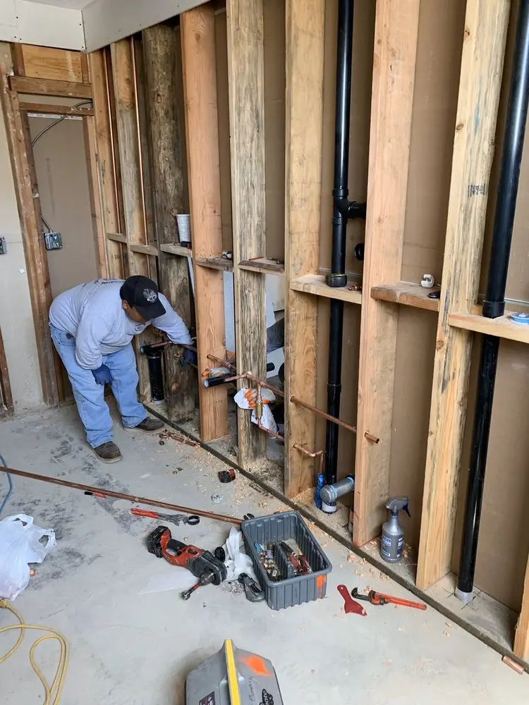 Commercial rough-in plumbing for Commercial Plumbing in Leesburg